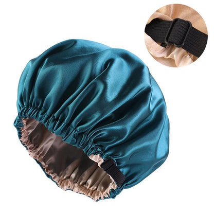 Bonnet en Satin Ajustable